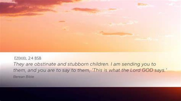 Are obstinate and stubborn?