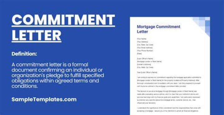 Can a lender back out of a commitment letter?