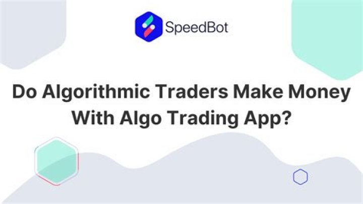 Do algo traders make money?