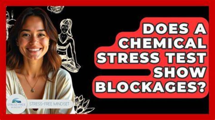 Does a chemical stress test show blockages?