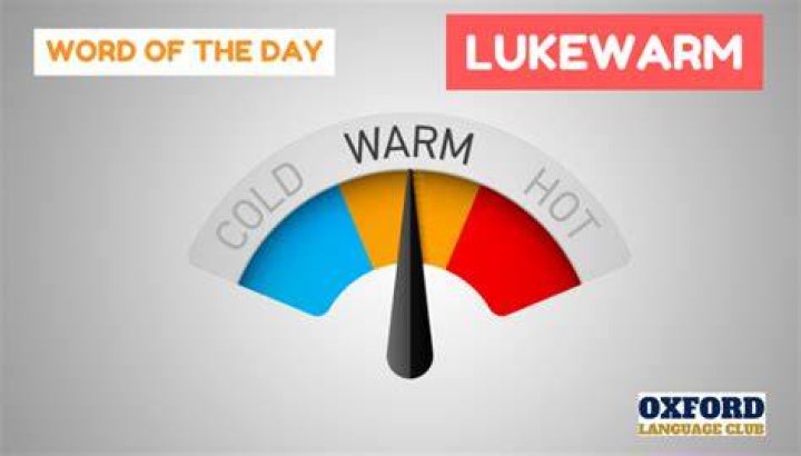 Does lukewarm mean tepid?