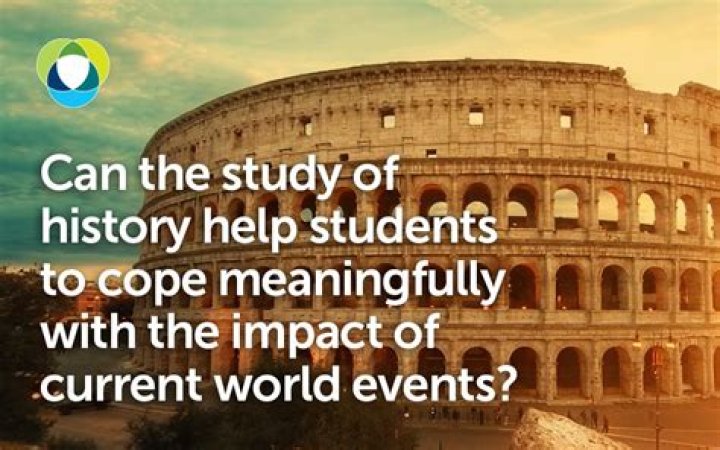 How does the study of history help us?