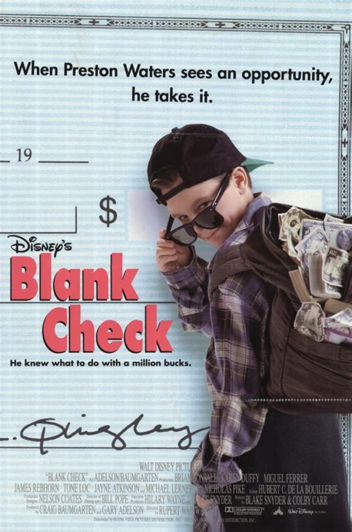 How old was brian bonsall in blank check?