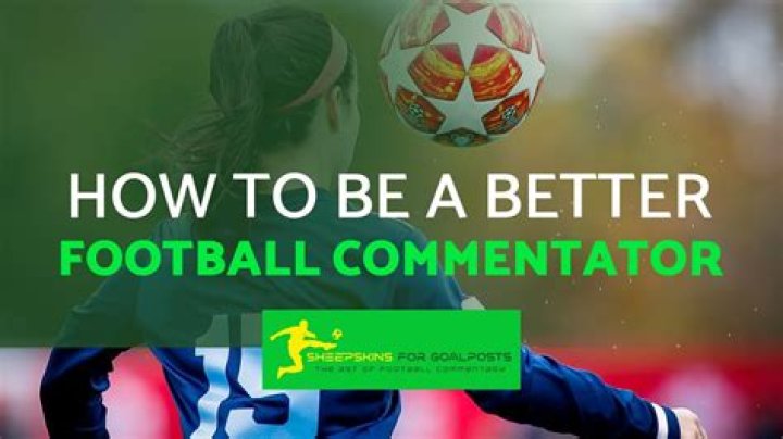 How to be sports commentator?