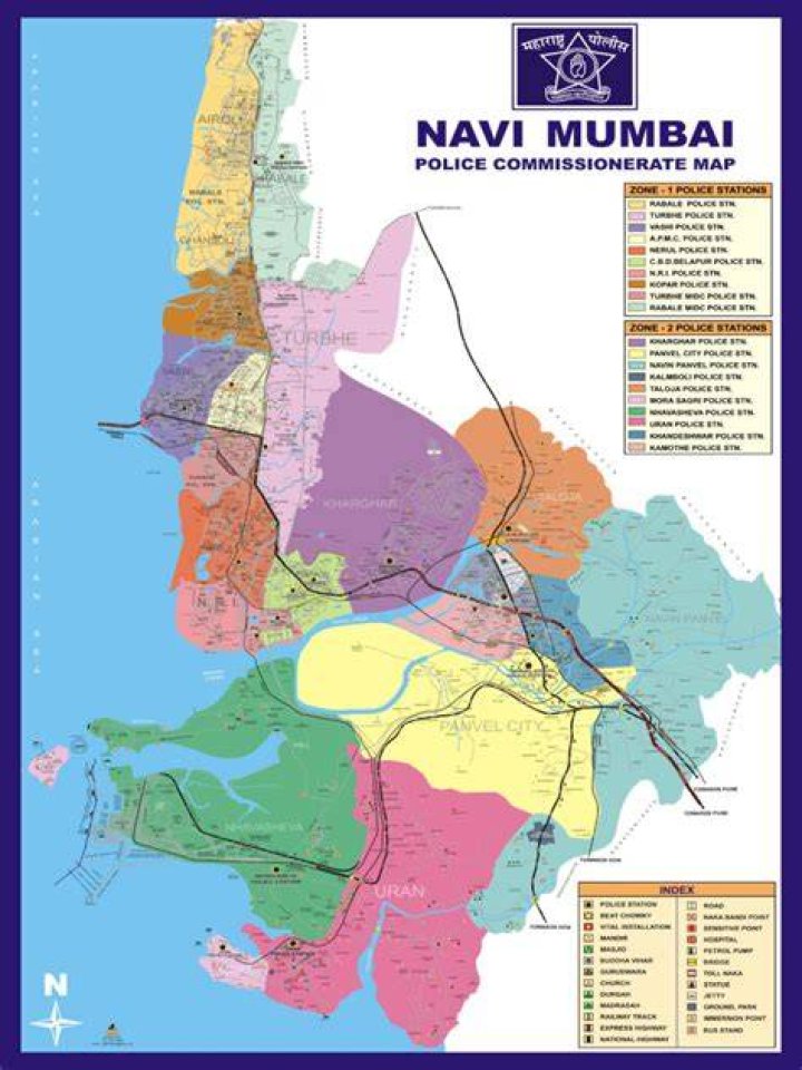 In which district is navi mumbai?