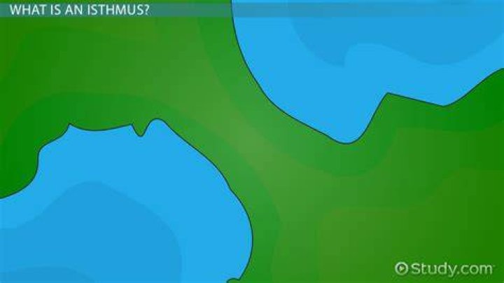 Is isthmus a landform?