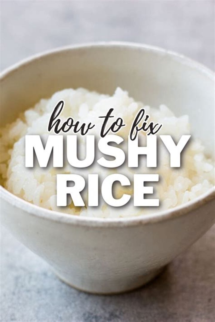Is mushy rice edible?