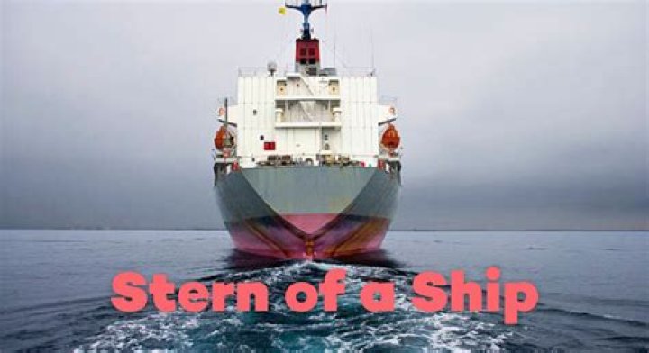 What's toward the stern?