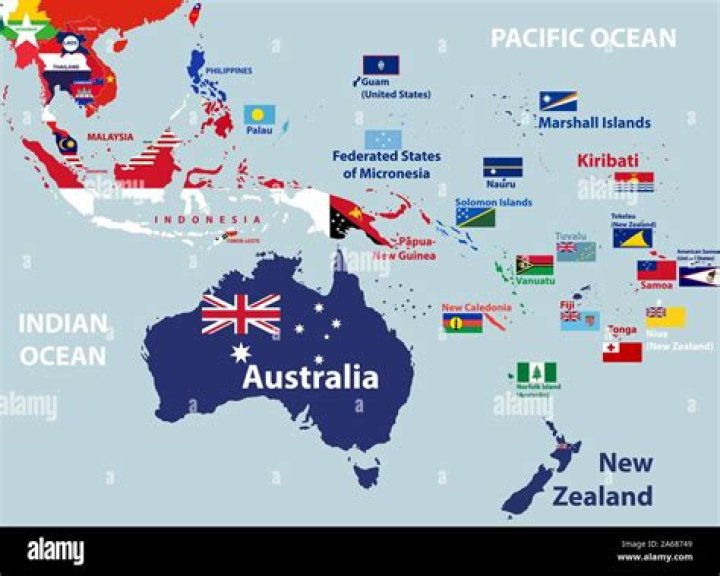 What countries are in australasia?