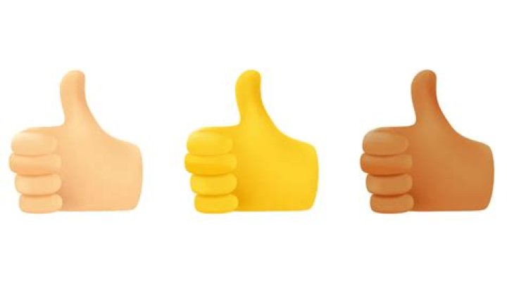 What does 3 thumbs up emoji mean?