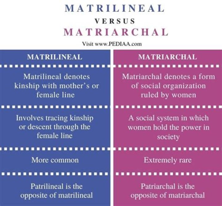 What is the difference between matrilateral and matrilineal?