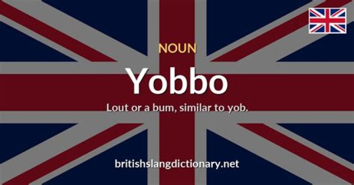 Whats a yobbo slang?