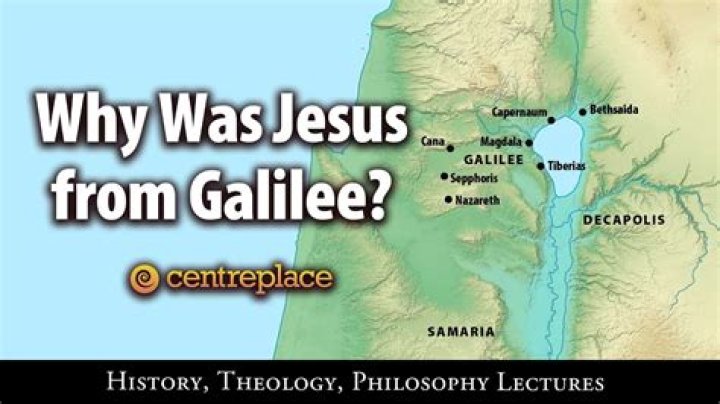 When was jesus in galilee?