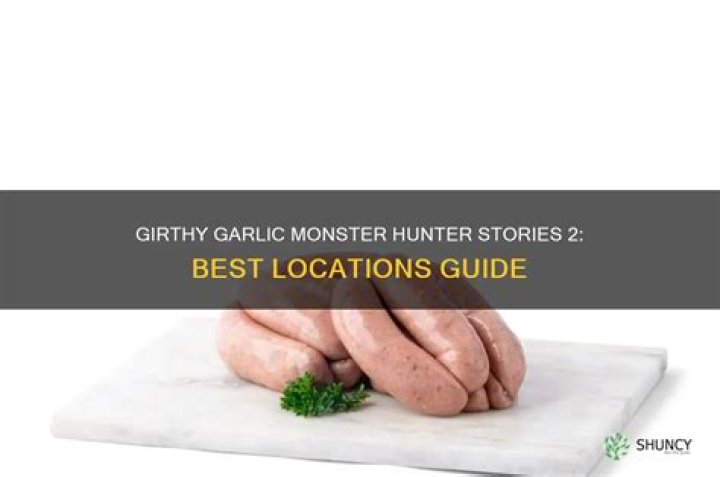 Where to find girthy garlic?