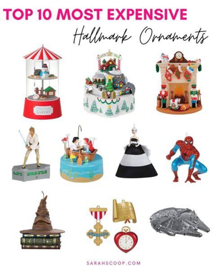 Which hallmark ornaments are the most valuable?