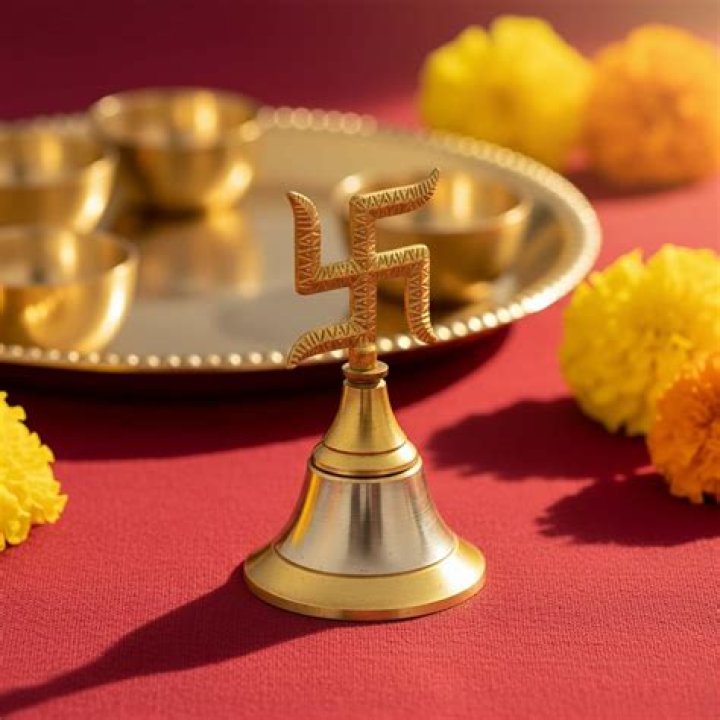 Which metal is auspicious for pooja?