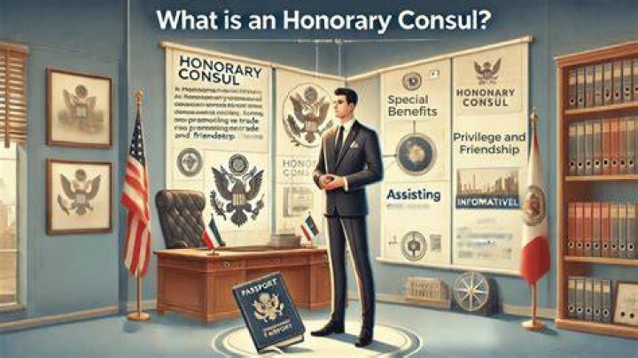 Who is honorary consul?