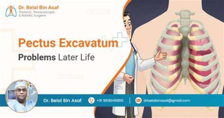 Why does pectus excavatum occur?