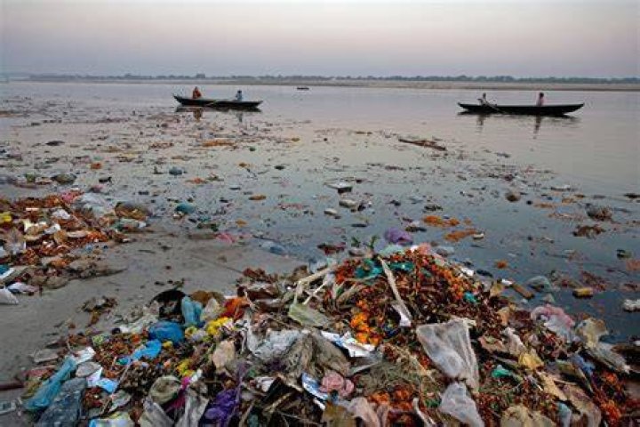 Why is the ganga river pollution?